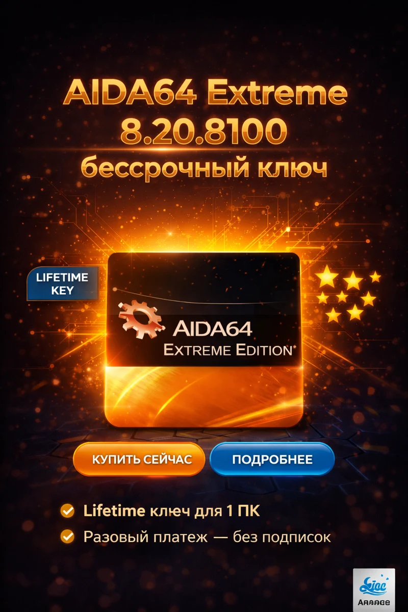 AIDA64 Extreme — бессрочно